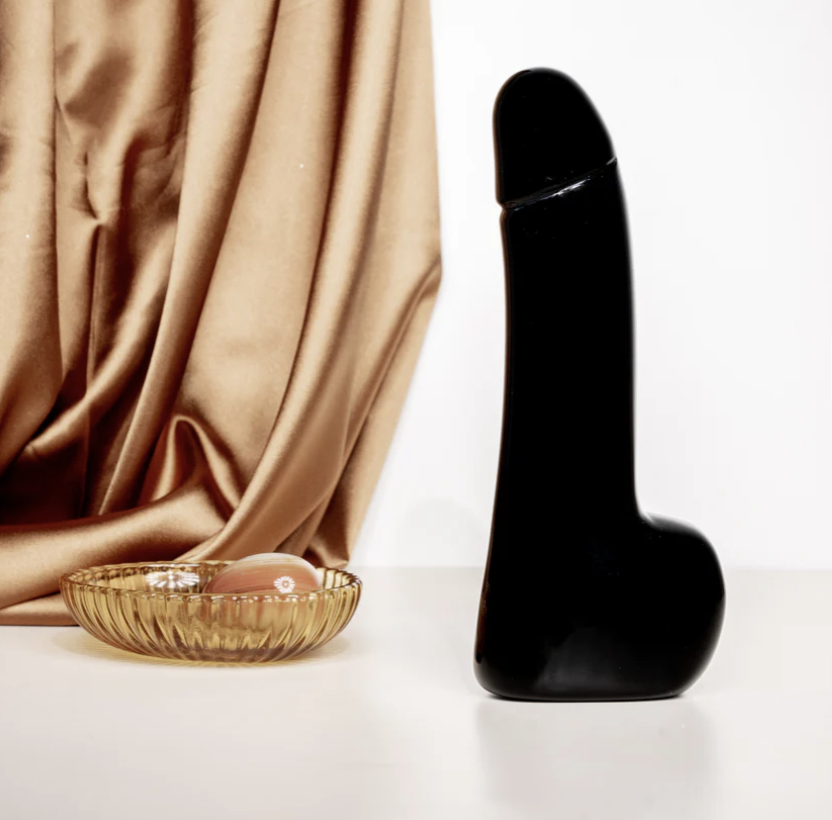 Lingam Crystal- Black Obsidian