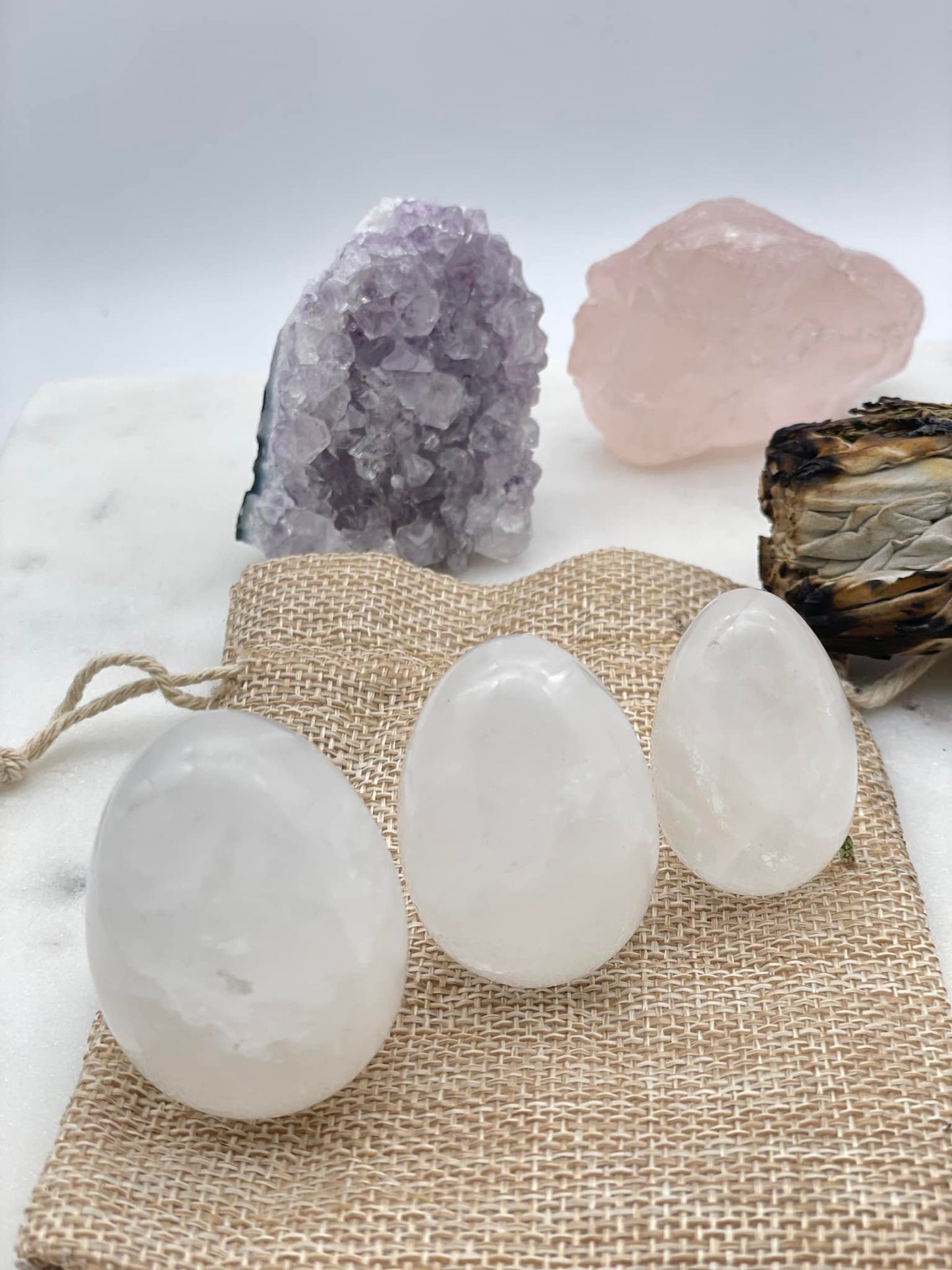 Clear Quartz Yoni Egg "Healer"