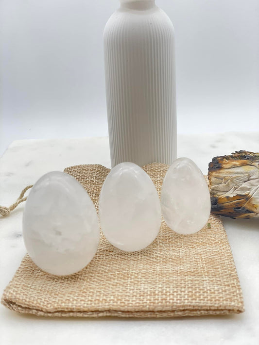 Clear Quartz Yoni Egg "Healer"