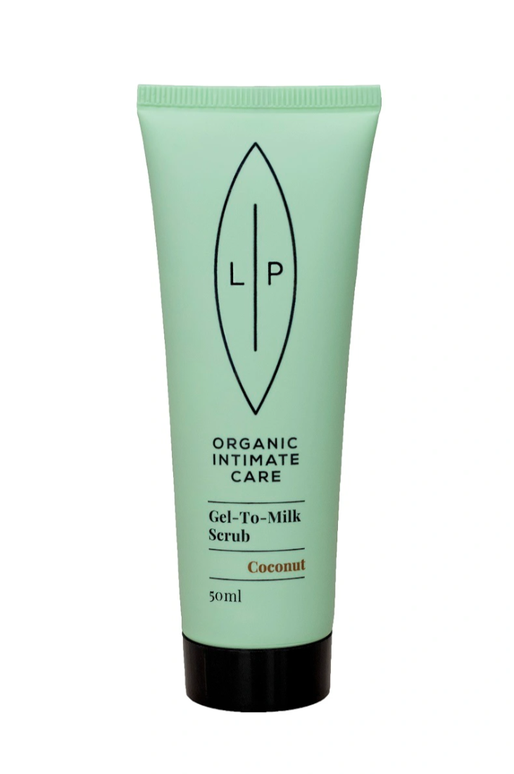 LIP INTIMATE CARE GEL-TO-MILK SCRUB, COCONUT
