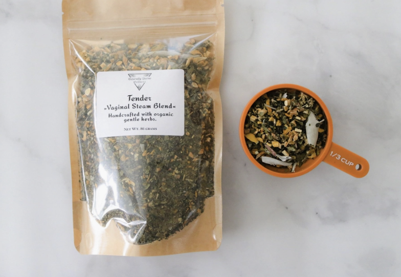 Tender yoni steam blend