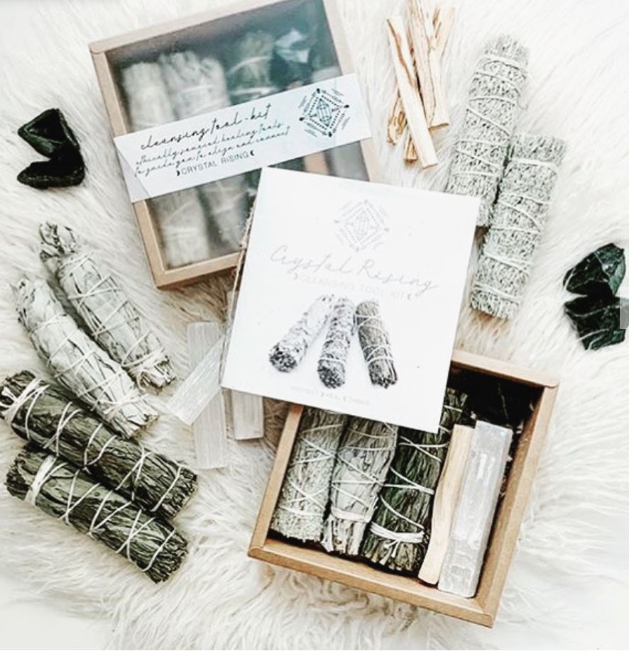 Smudge kit for cleansing